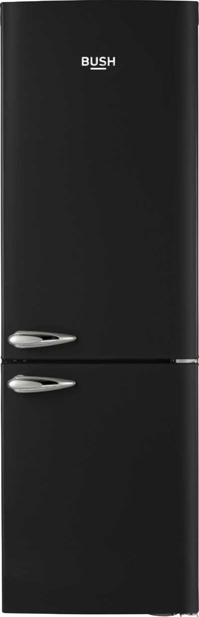 Bush - Classic BFFF60 Retro - Fridge Freezer - Black